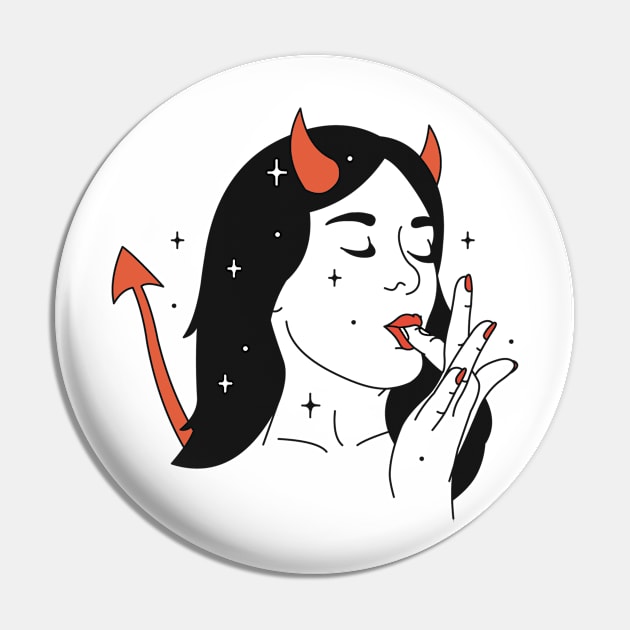 Devil Lick Pin by eromatica