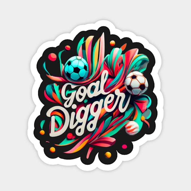 Goal digger Magnet by Abelfashion