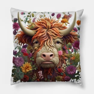 Highland Cow Pillow