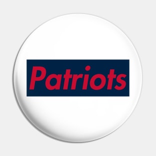 Patriots Box Logo 1 Pin