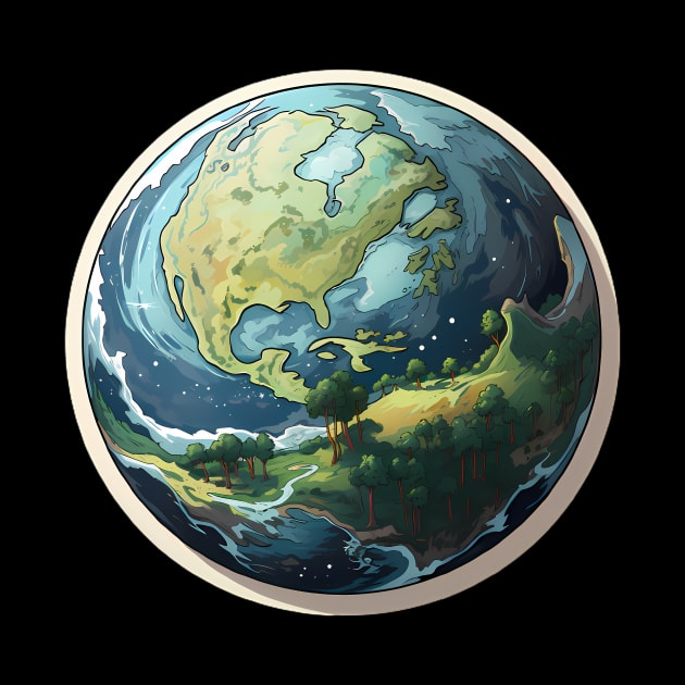 Fantasy Earth Globe by Keciu's Shop