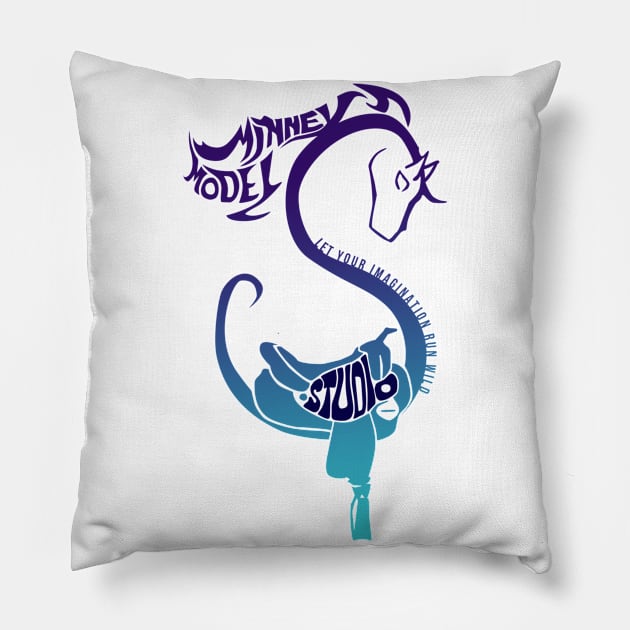 Minney Model Logo Pillow by Minney Model Studio