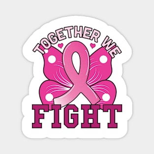 In October We Wear Pink Breast Cancer Awareness Magnet