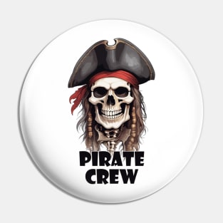 Skeleton Pirate Crew Pin