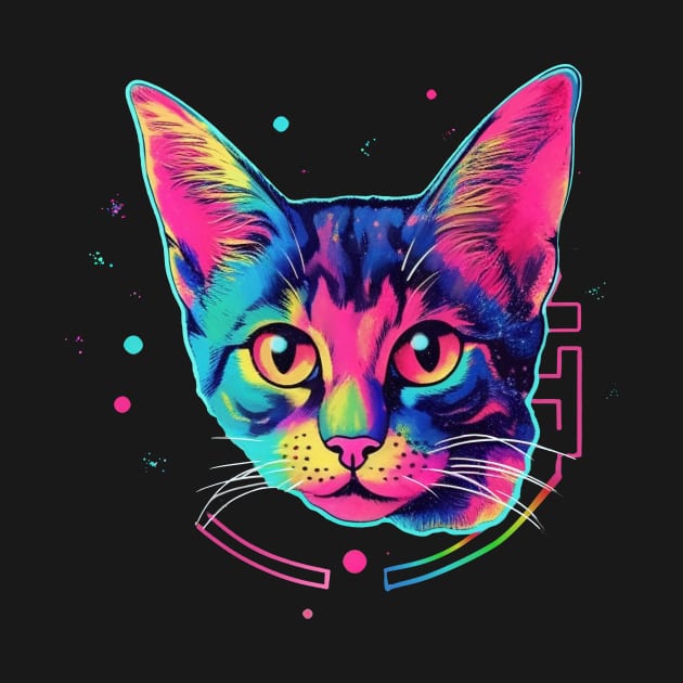 Technicolor kitten by Impy