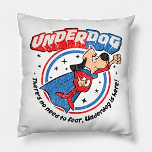 Underdog Is Here Worn Lts Pillow