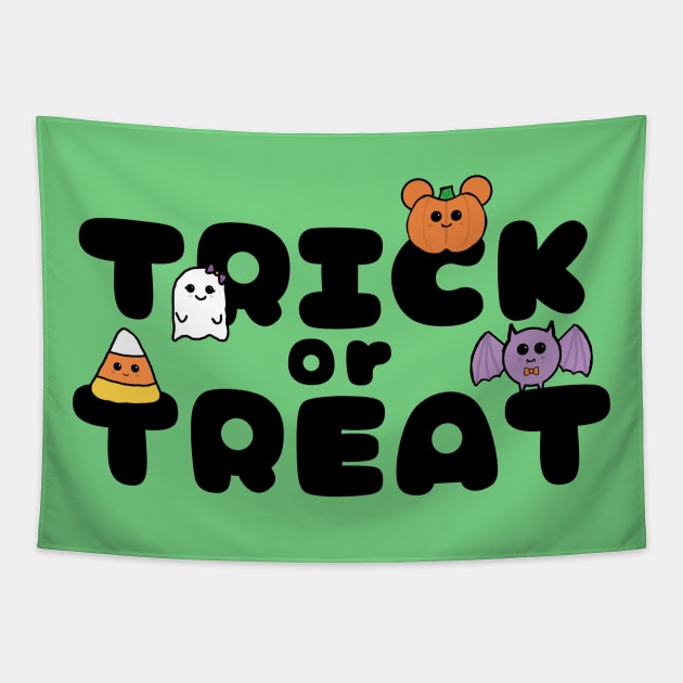 Happy (Kawaii) Halloween Tapestry by TreyLemons