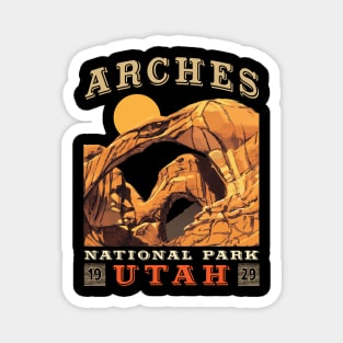 Arches National Park Outdoor Vintage Magnet