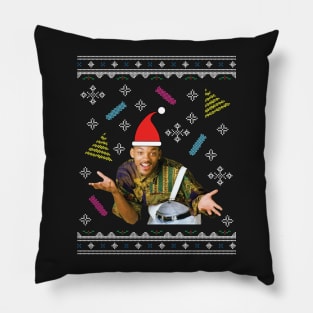 Fresh Prince Of Bel Air Will Smith Christmas Knit Pattern Pillow