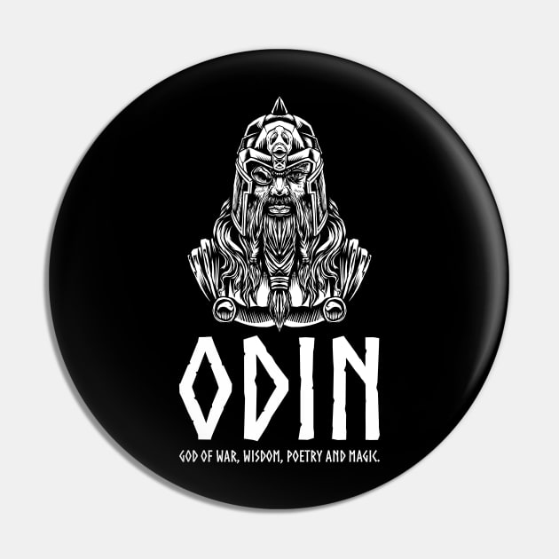 Odin the Viking God Prepares for War