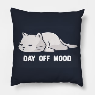 Day Off Mood Cute Lazy Cat Gift Pillow