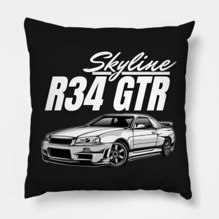 R34 Skyline GTR Pillow