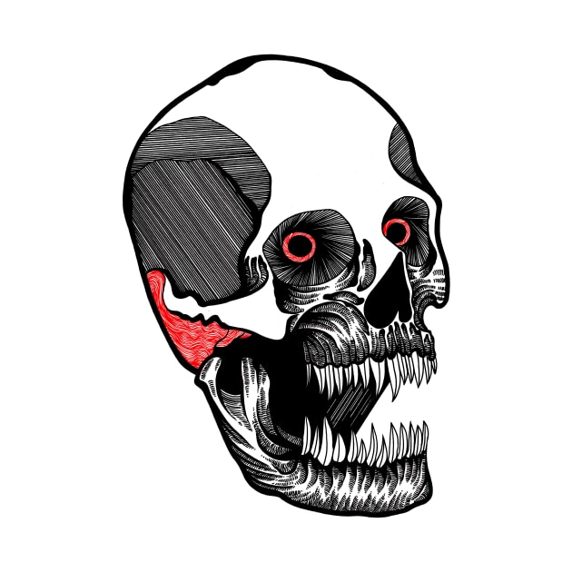 Fierce Skull by FUN ART