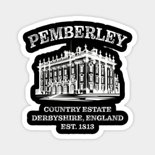 Pemberley Jane Austen Pride and Prejudice Darcy Magnet