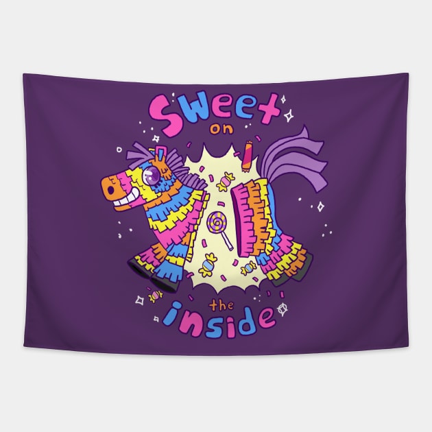 sweet on the inside Tapestry by sabaillustration