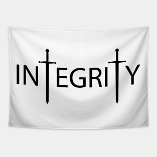 Integrity typographic logo design Tapestry