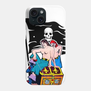 Pirate Flag and Treasure Chest Phone Case