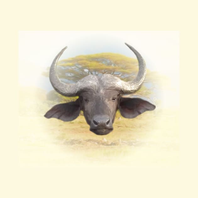 African buffalo by Guardi