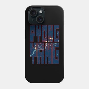 Pyongyang, North Korea City Map Typography - Hope Phone Case