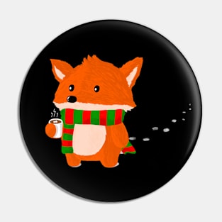 Winter Fox Pin