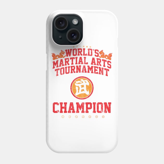 World's Martial Arts Tournament Champion (Variant) Phone Case by huckblade