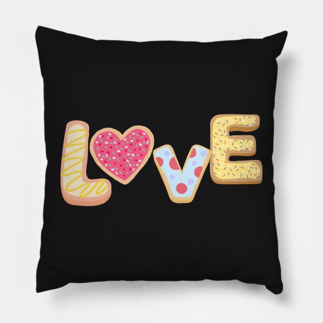 Frosted Sugar Cookie : Love Pillow by leBoosh-Designs