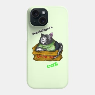 Schrodingers wise cat Phone Case