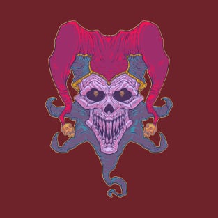 WEIRDO - April Fool's - Skull - Maroon T-Shirt