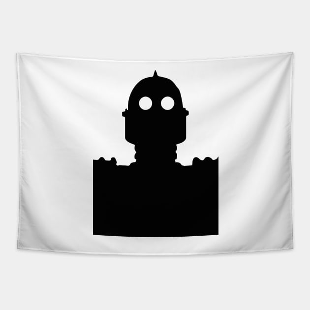 Minimalist Iron Giant Tapestry by PWCreate