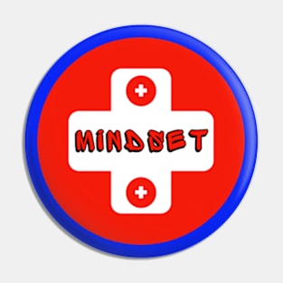 Positive Mindset Self Belief And Determination InBlue Pin