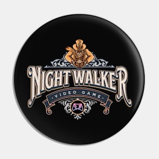 Video Gamer Night Walker Game Pin