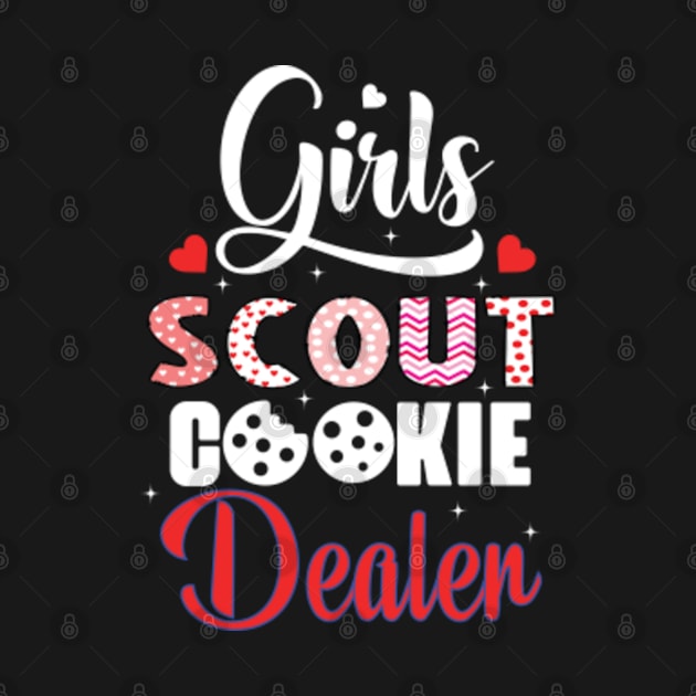 Cookie Dealer Scout for Girls Funny Scouting Family Matching by Antoneshop