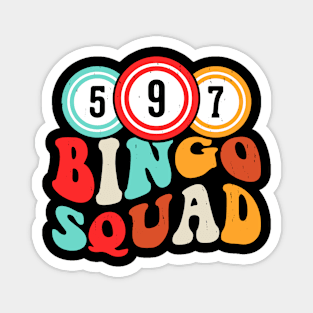 Bingo Squad T shirt For Women Magnet