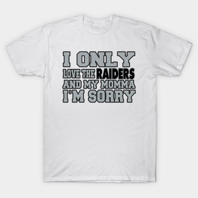 raiders tee shirt