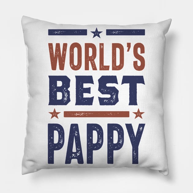 World's Best Pappy Pillow by cidolopez
