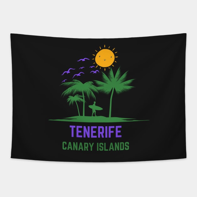 Tenerife Canary Islands Tapestry by bougieFire