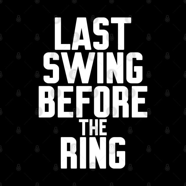 Last Swing Before the Ring by WorkMemes