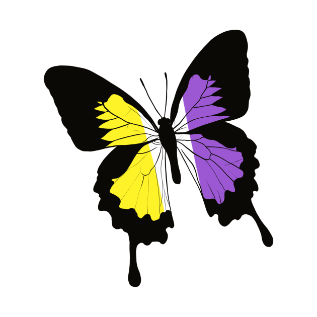 Non-binary Butterfly by notastranger