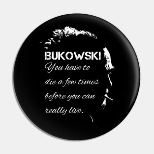Bukowski t-shirt Pin