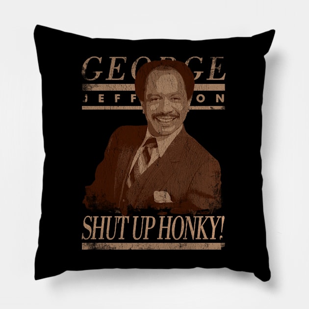 Shut Up Honky Pillow by PONGEISM STRIPEYE