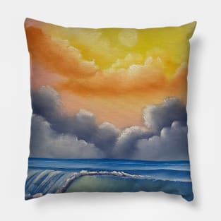 Colorful Seascape Pillow