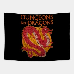 Dungeons red Dragons Tapestry