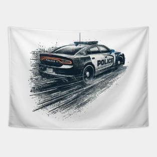 Police car Tapestry