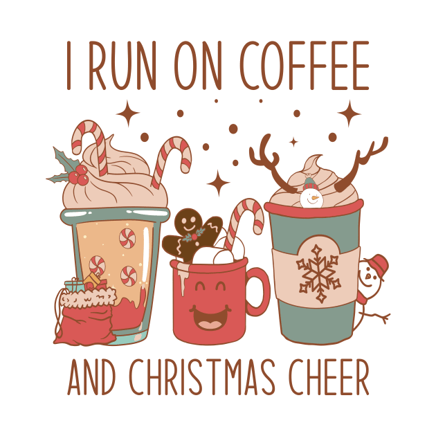 Turn on Coffee and Christmas Cheer T-shirt by Zooha131