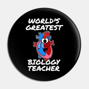 World's Greatest Biology Teacher Pin