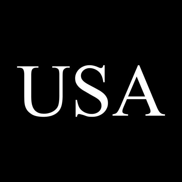 Text: USA (white) by itemful