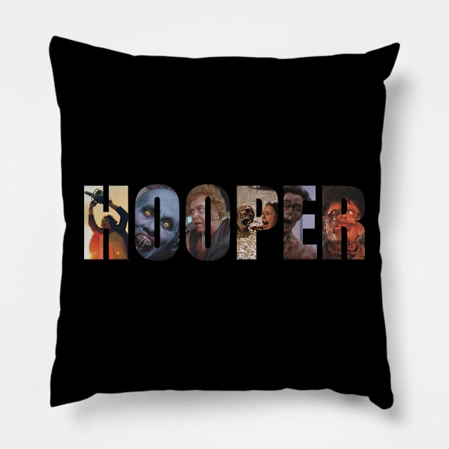 Tobe Hooper Pillow by @johnnehill