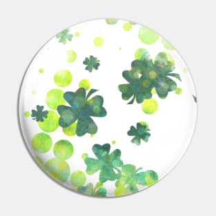 Lucky 4 Leafed Clovers Pin