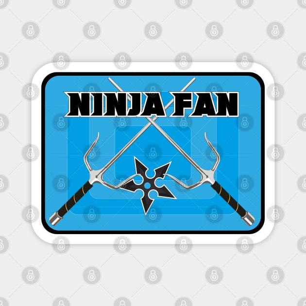 Ninja Fan Magnet by GilbertoMS