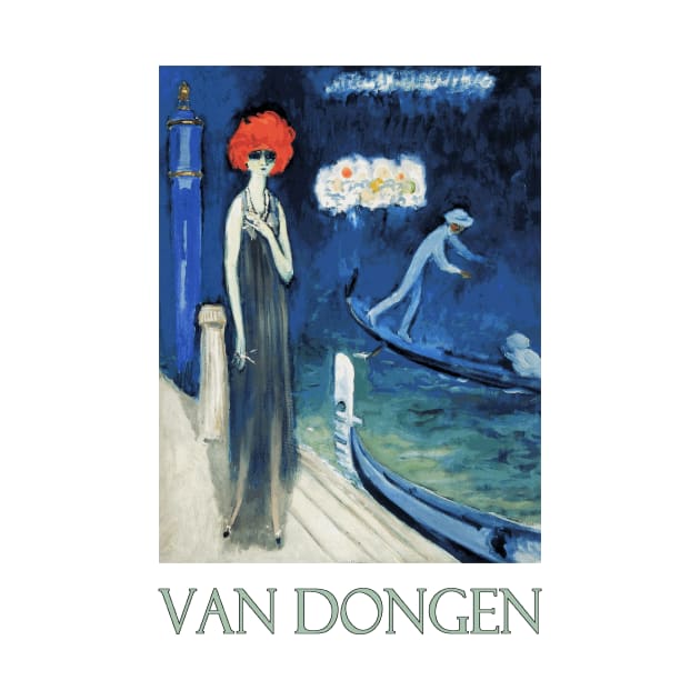 The Waterfront, Venice (1921) by Kees van Dongen by Naves